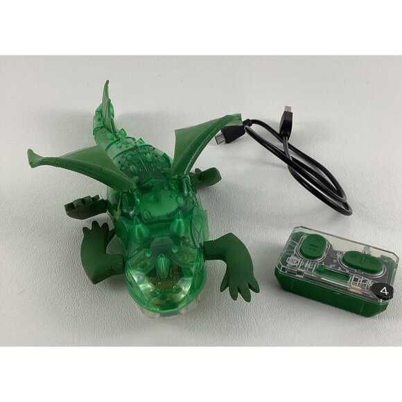 Hexbug Micro Robotic Creatures RC Dragon Remote Control Toy Green Creature Toy - Picture 1 of 9